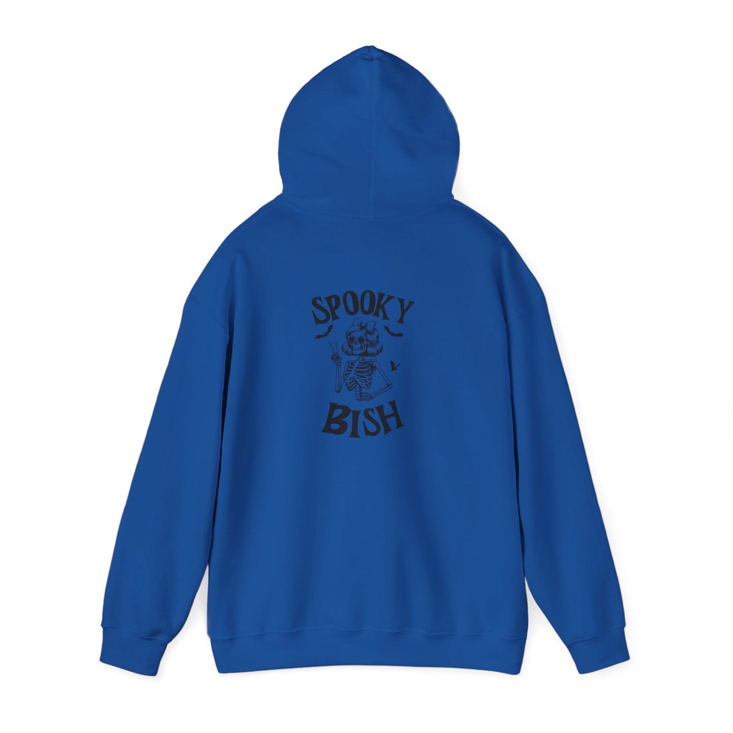 Spooky Bish Hoodie — Cute Skeleton in Sunglasses Design
