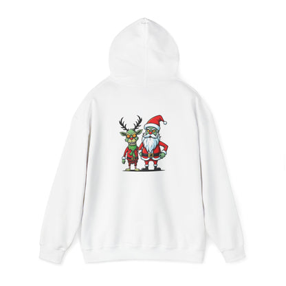 Christmas Zombie Santa & Reindeer Hoodie