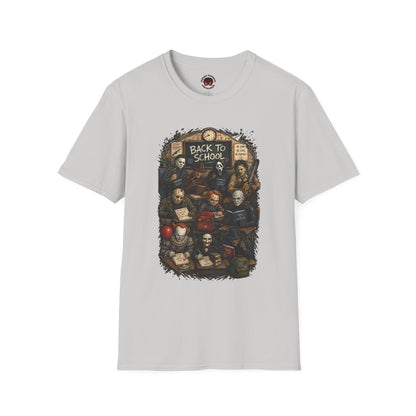 "Back to School" Horror Movie Character Class Portrait - T Shirt