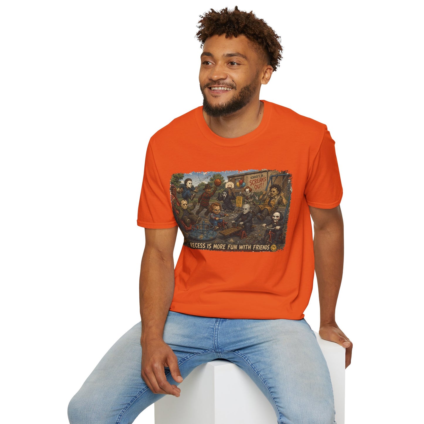 Horror Icons Recess T-Shirt — 'Screams Out' Horror Tee