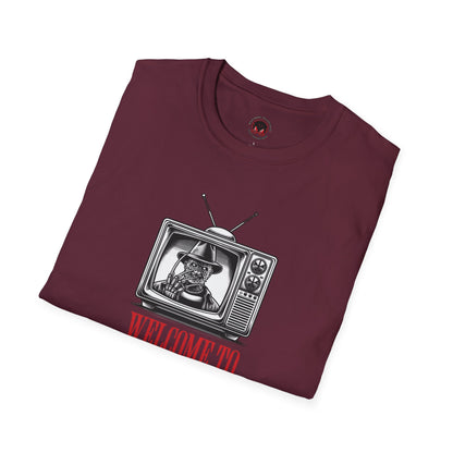 Welcome To 80's Horror B*tch! Unisex T-Shirt, Freddy Classic Quote Inspired