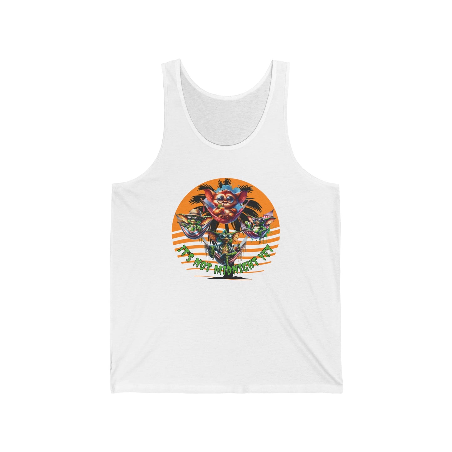Summerween It's Not Midnight Yet Unisex Jersey Tank Top