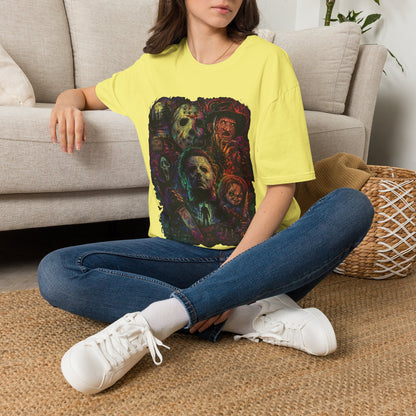 Horror Icons Collage T-Shirt —  Graphic Tee