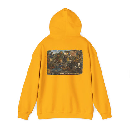 Horror Icons Illustration “Recess Is More Fun With Friends” - Hoodie