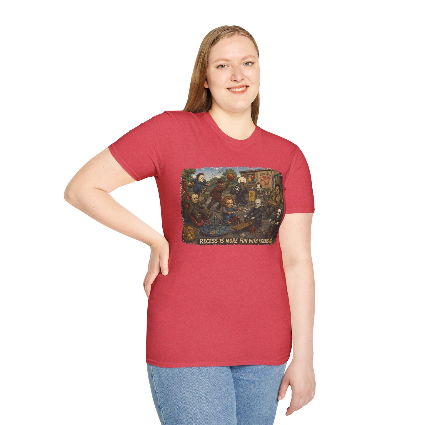 Horror Icons Recess T-Shirt — 'Screams Out' Horror Tee