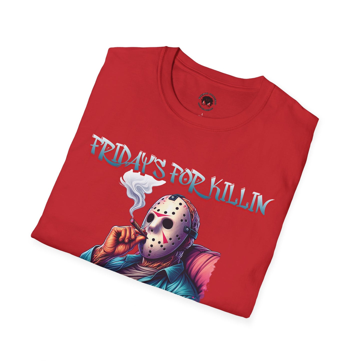 Summerween Saturday's For Chillin Jason 420 Unisex Soft style T-Shirt