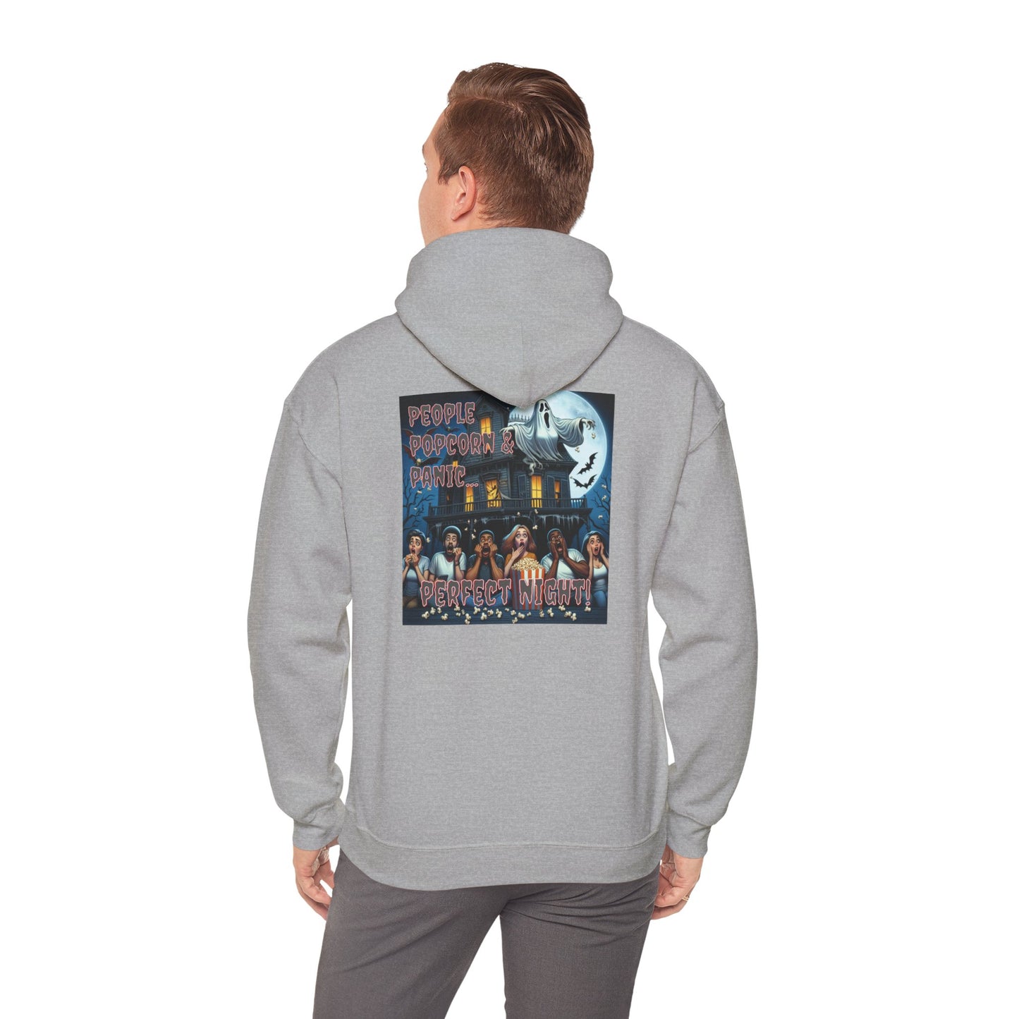 Horror Movie Night Unisex Heavy Blend™ Hooded Sweatshirt