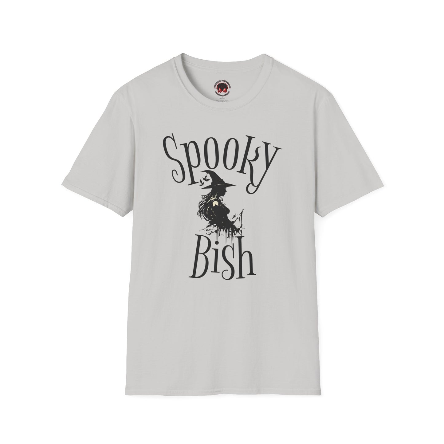 Spooky Bish Witch Gothic Unisex Softstyle T-Shirt Horror Fun