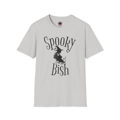 Spooky Bish Witch Gothic Unisex Softstyle T-Shirt Horror Fun