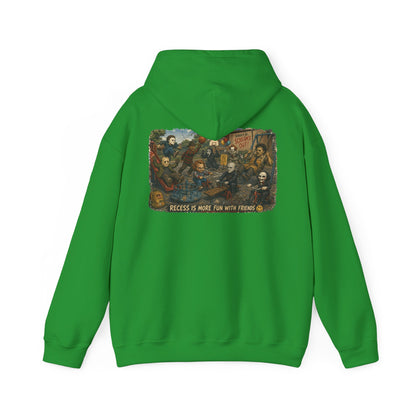 Horror Icons Illustration “Recess Is More Fun With Friends” - Hoodie