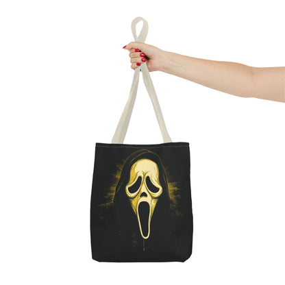 Spooky Scream Tote Bag — Ghost Face Design