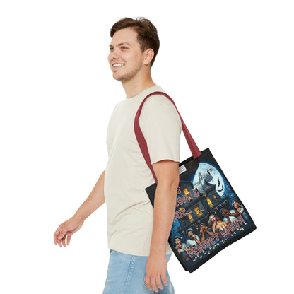 People Popcorn & Panic Perfect Night Shoulder Tote Bag (AOP)