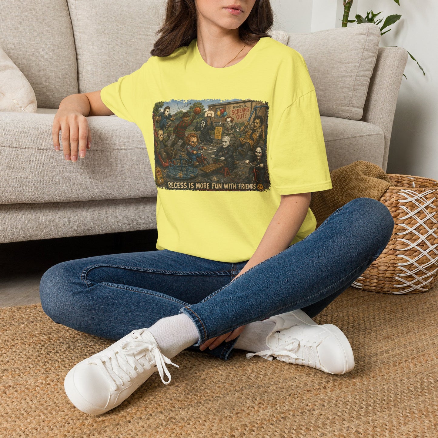 Horror Icons Recess T-Shirt — 'Screams Out' Horror Tee
