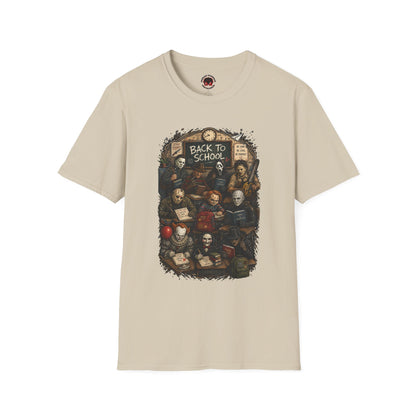 "Back to School" Horror Movie Character Class Portrait - T Shirt