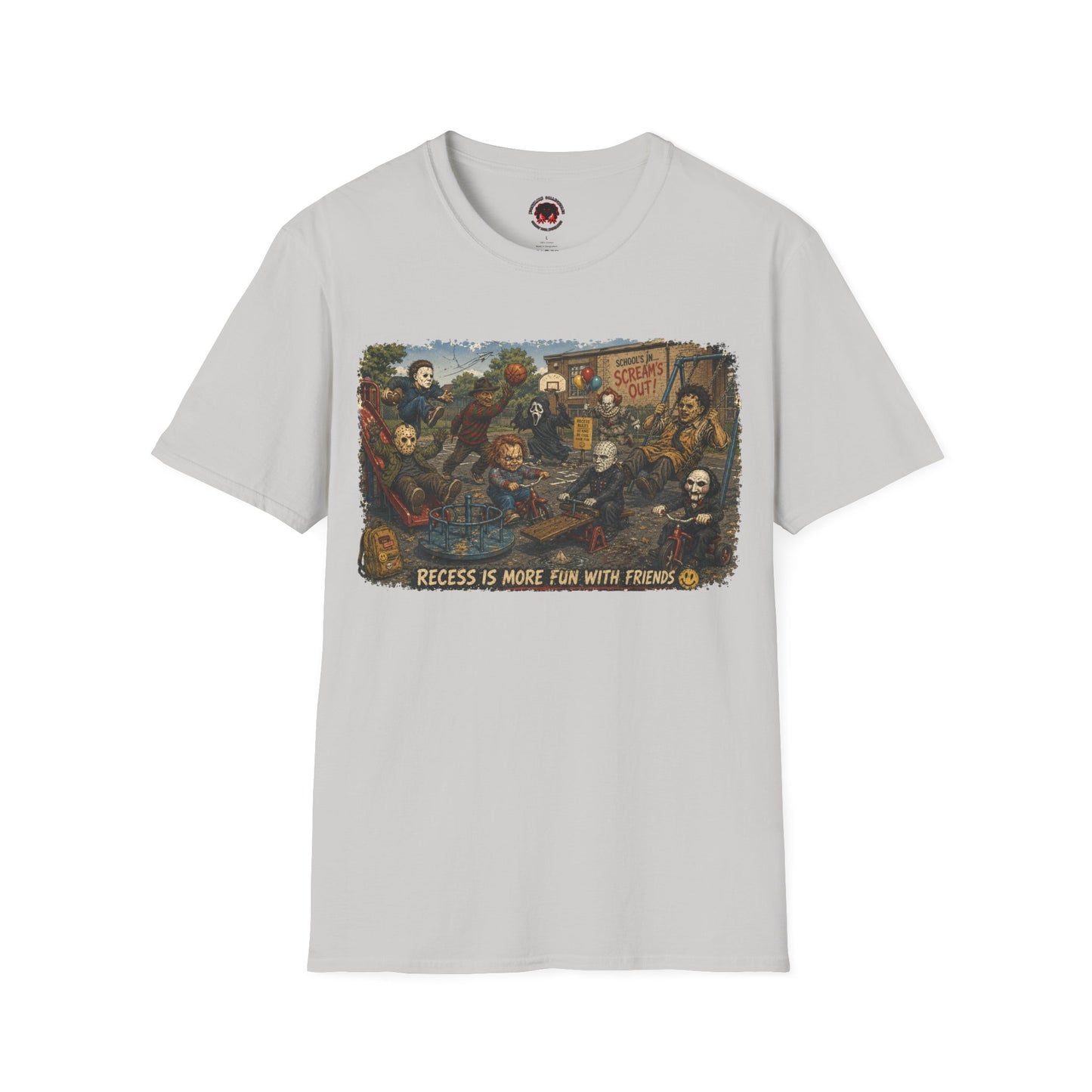 Horror Icons Recess T-Shirt — 'Screams Out' Horror Tee