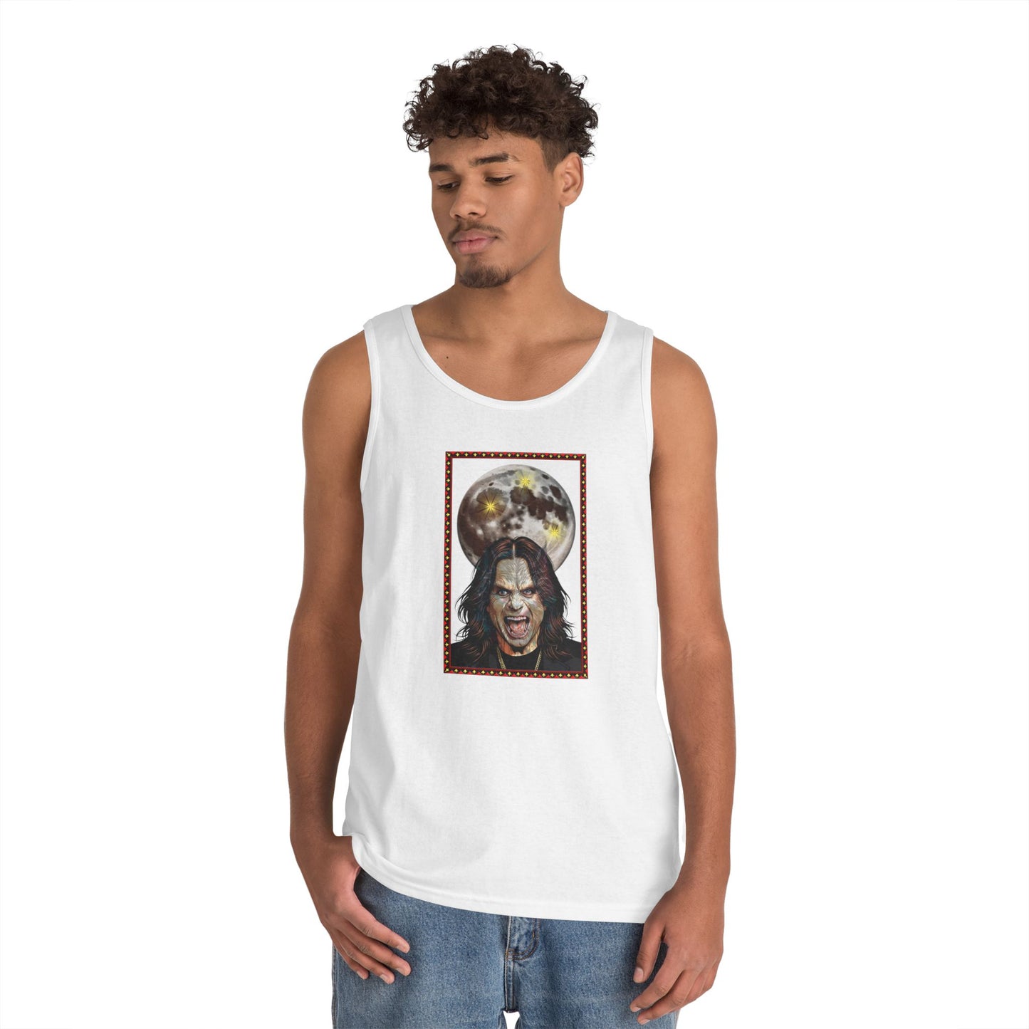 Ozzy Bark at the Moon Unisex Tank Top
