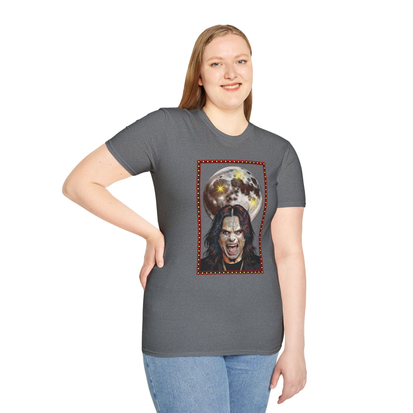Ozzy Bark At The Moon Unisex T-Shirt - Werewolf Design