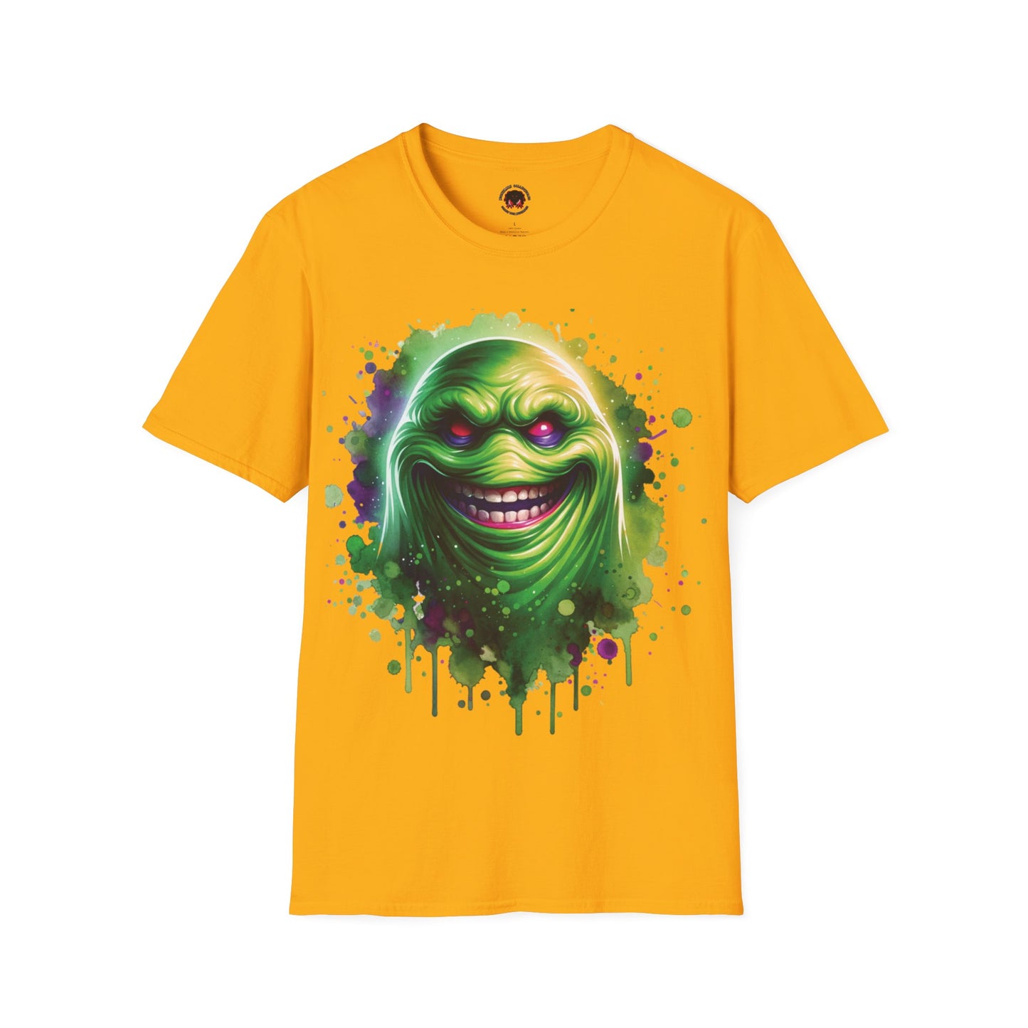 Slimey Ghost Spector Horror Fun Unisex Soft style T Shirt Men Women