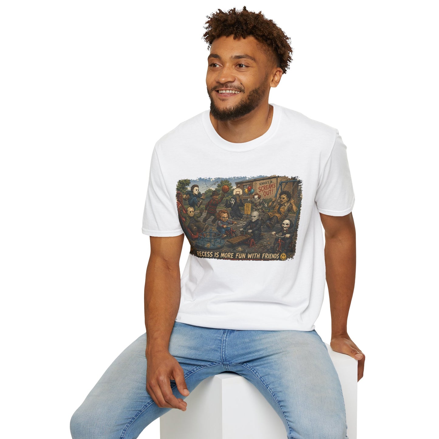 Horror Icons Recess T-Shirt — 'Screams Out' Horror Tee