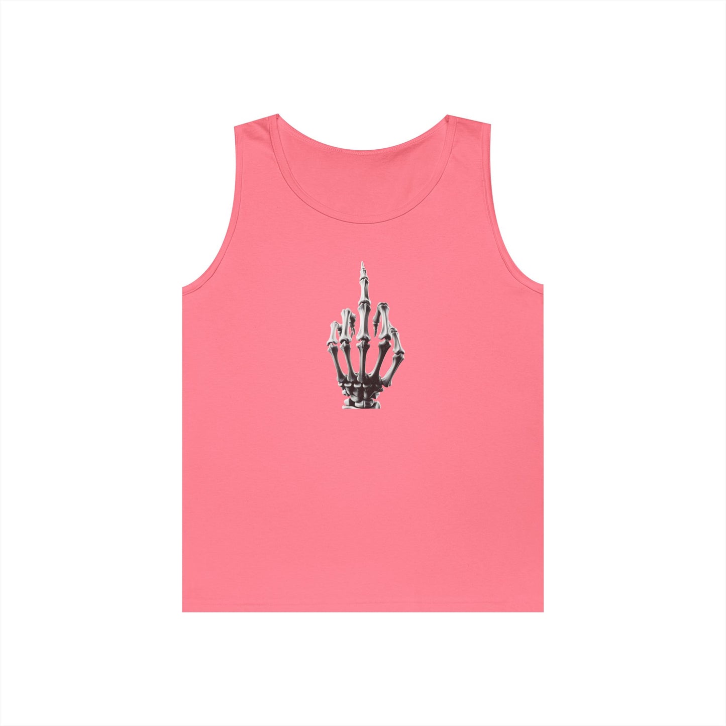 Skeleton Hand Middle Finger Tank Top – Edgy Skull Finger