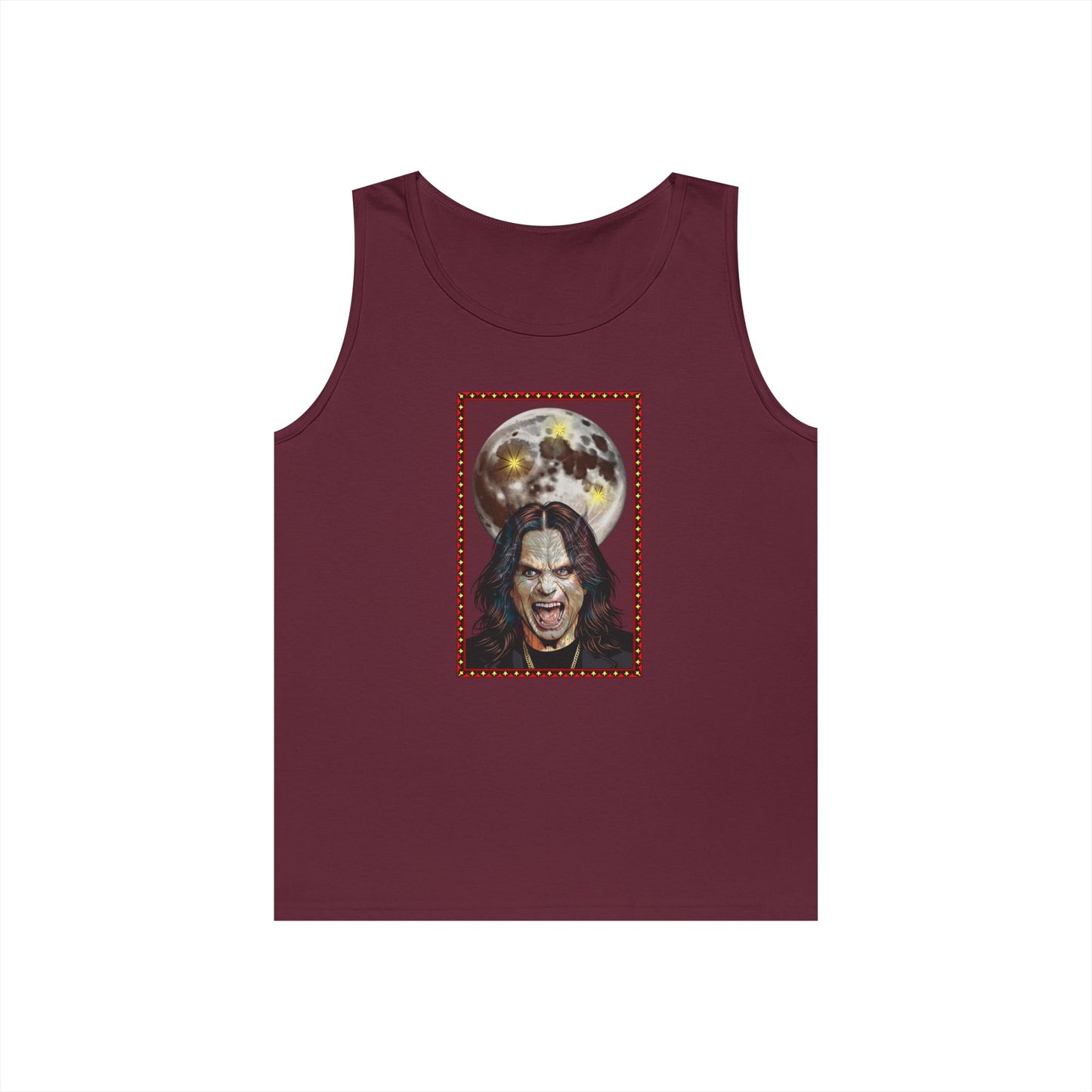 Ozzy Bark at the Moon Unisex Tank Top
