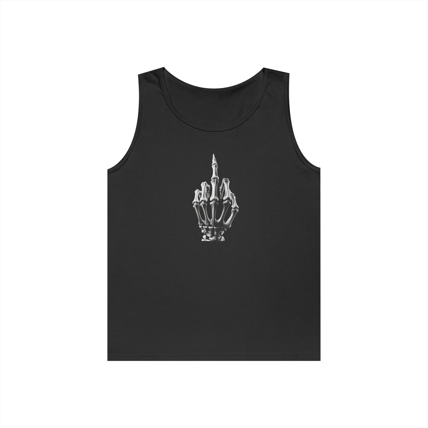 Skeleton Hand Middle Finger Tank Top – Edgy Skull Finger