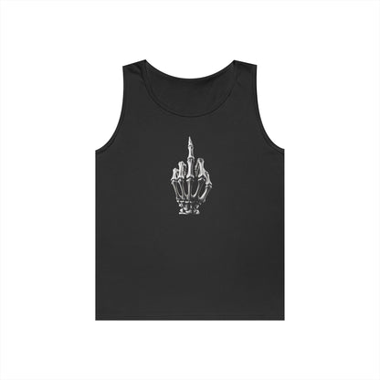 Skeleton Hand Middle Finger Tank Top – Edgy Skull Finger