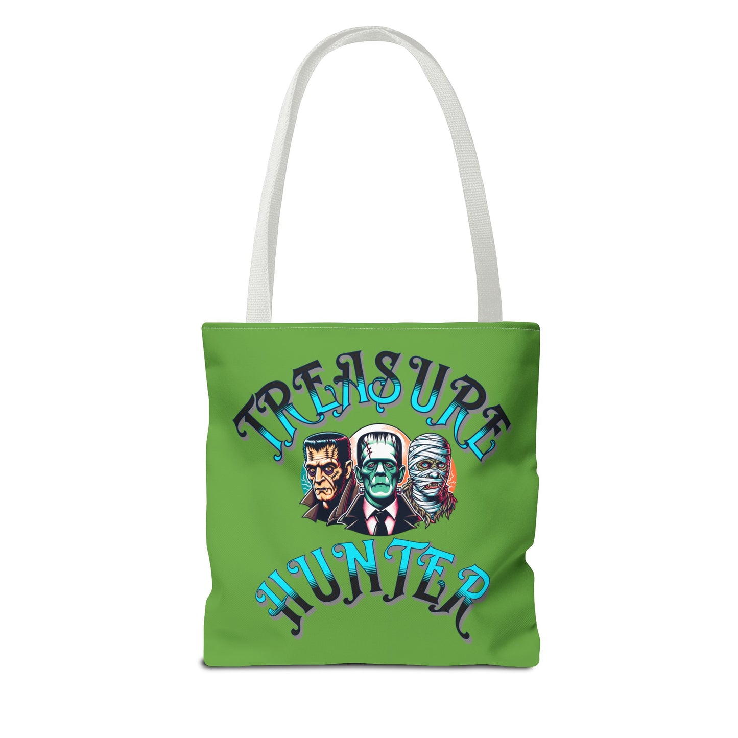 Treasure Hunter Vintage Monster Collector Tote Bag (AOP) Retro Toys Travel