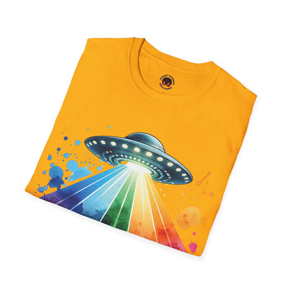 Summerween UFO Beach Day Unisex Soft Style T-Shirt