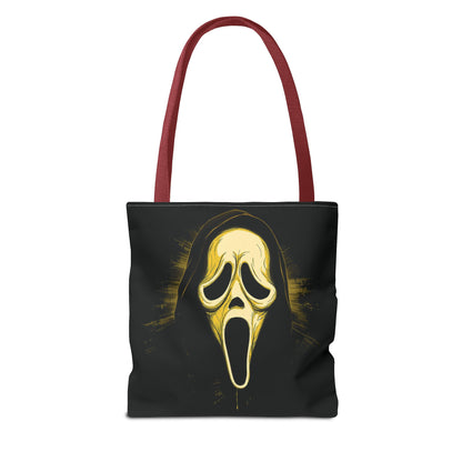 Spooky Scream Tote Bag — Ghost Face Design