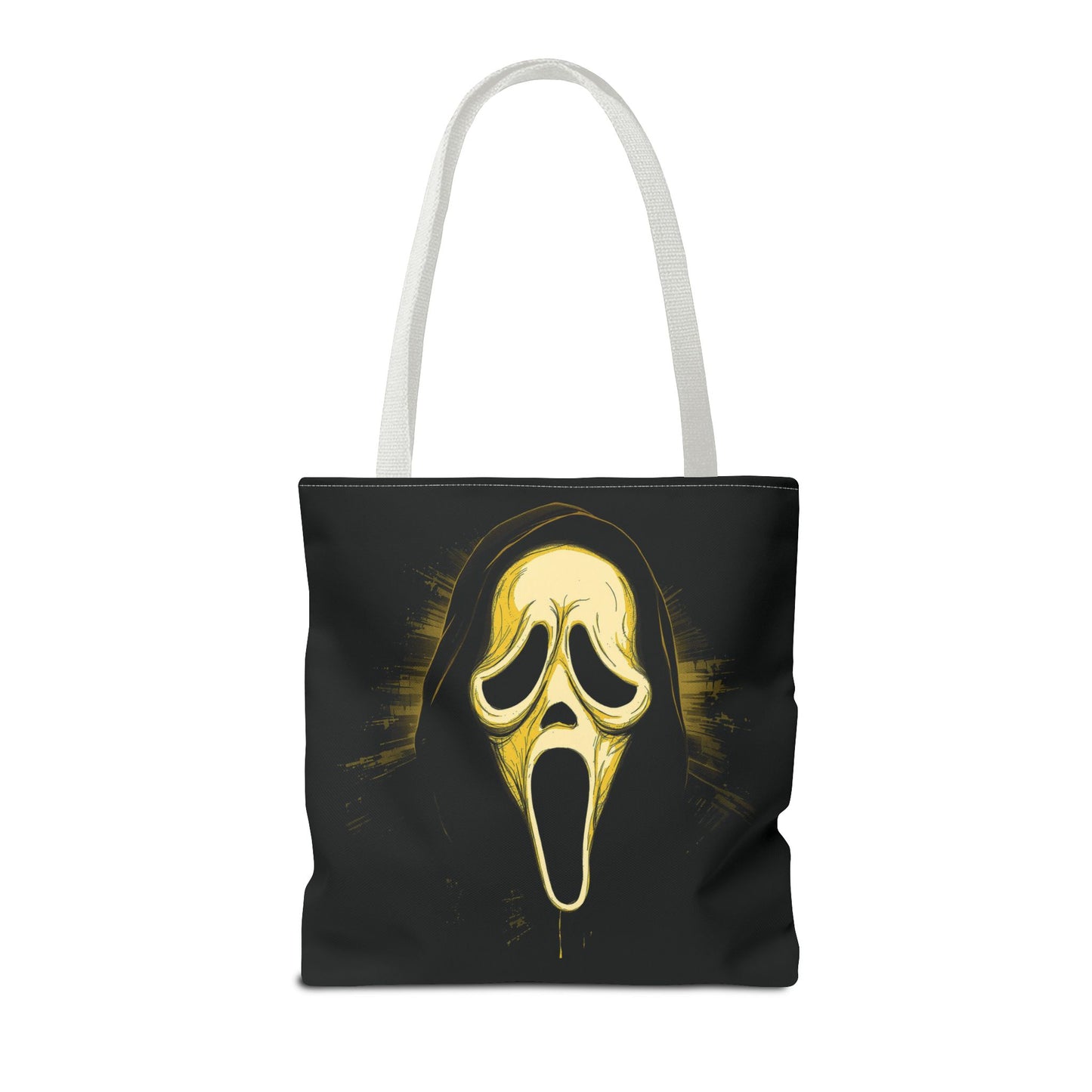 Spooky Scream Tote Bag — Ghost Face Design