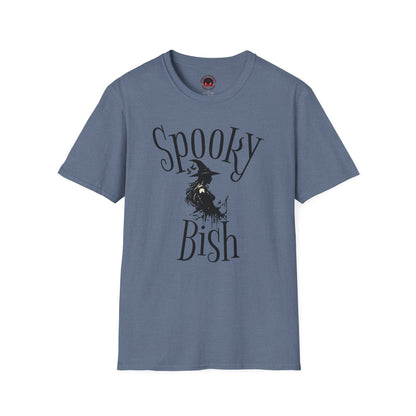 Spooky Bish Witch Gothic Unisex Softstyle T-Shirt Horror Fun