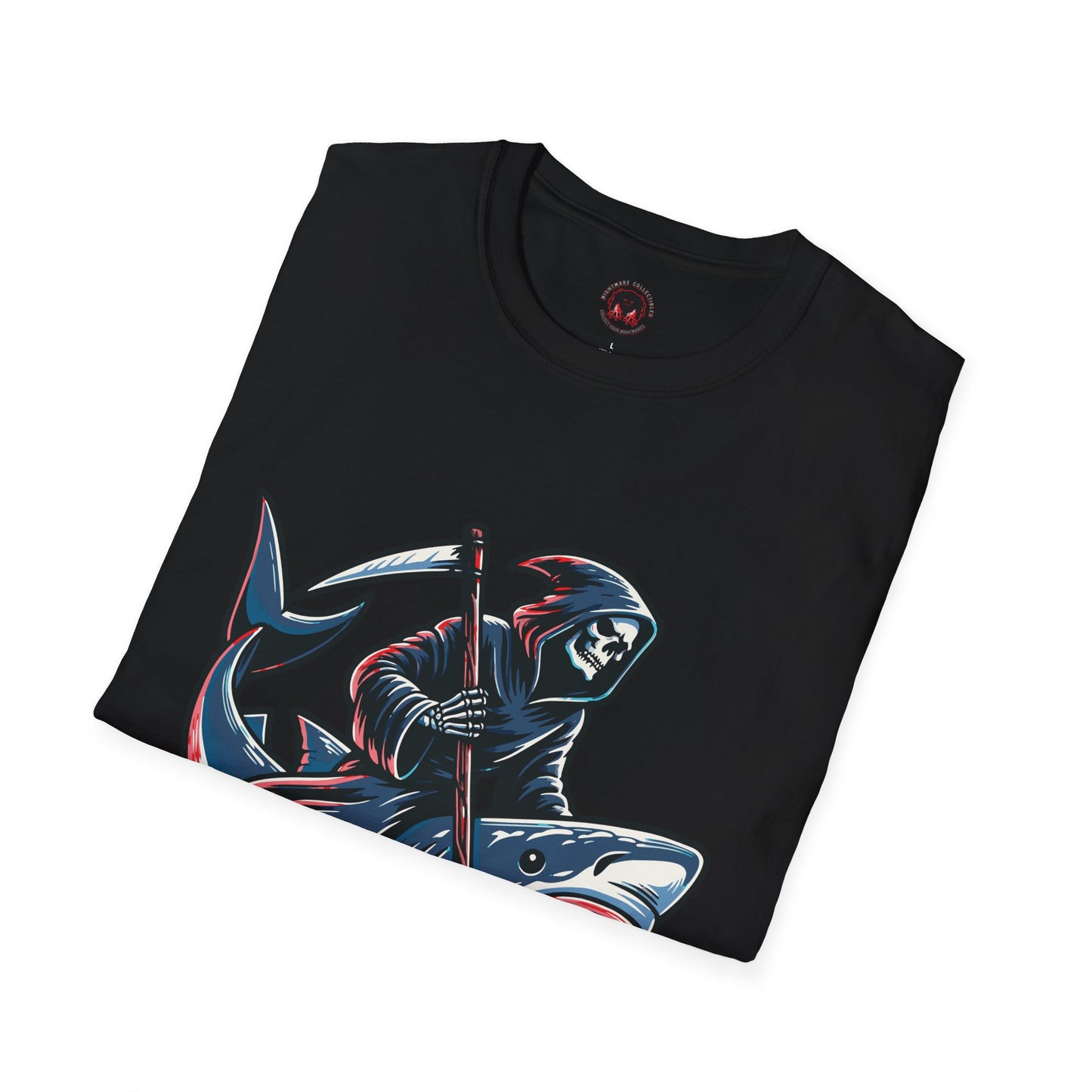 Funny Grim Reaper Shark T-Shirt
