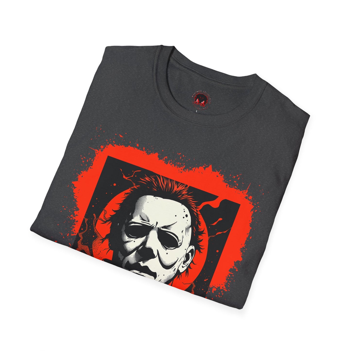 Vintage Horror Mask Portrait "Michael" Graphic T-Shirt