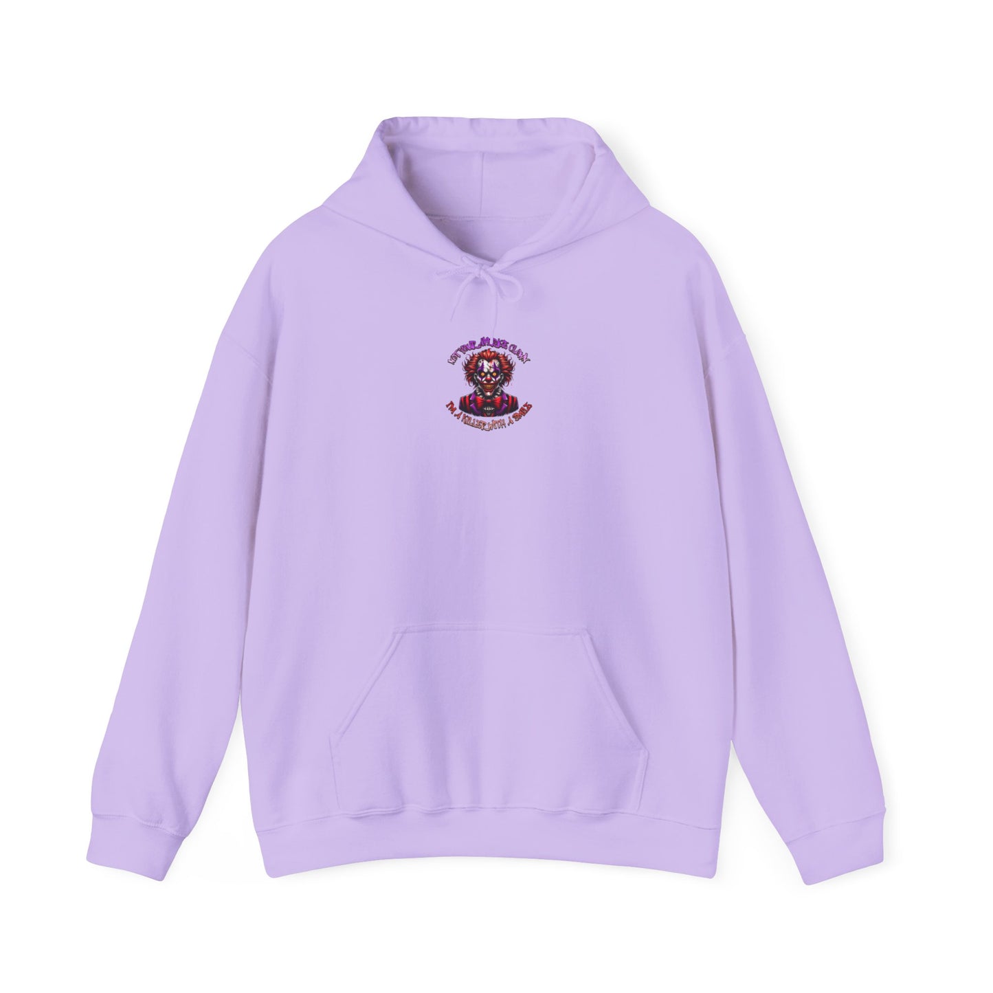 Evil Clown Horror Hoodie - Killer With A Smile Design