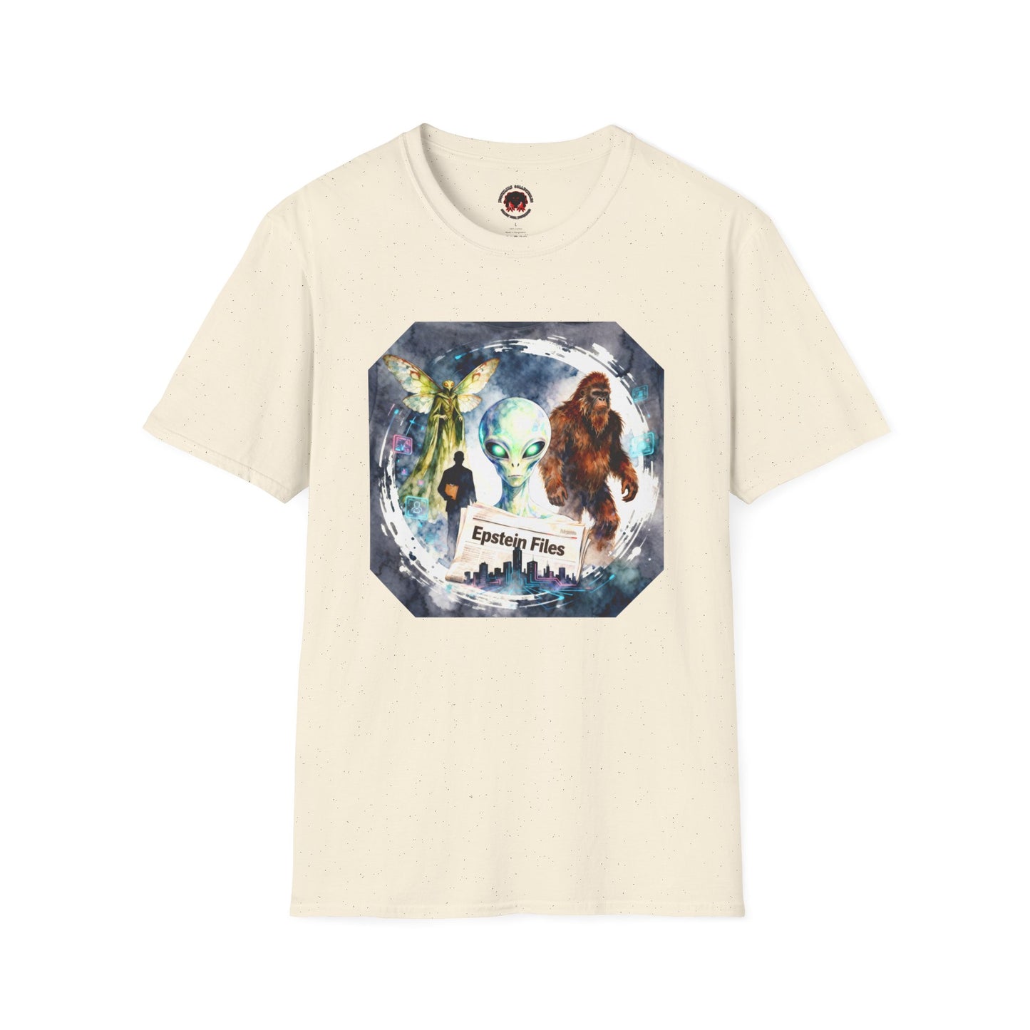 Alien Files Graphic T-Shirt — UFO, Bigfoot & Cryptid Art Tee