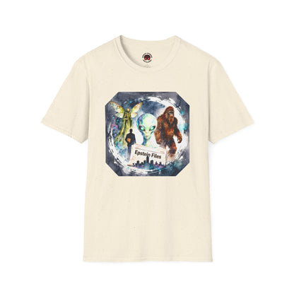 Alien Files Graphic T-Shirt — UFO, Bigfoot & Cryptid Art Tee