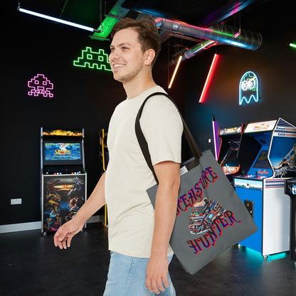 Treasure Hunter Retro Video Gamer Tote Bag (AOP) Collectors Vintage Games and Gaming