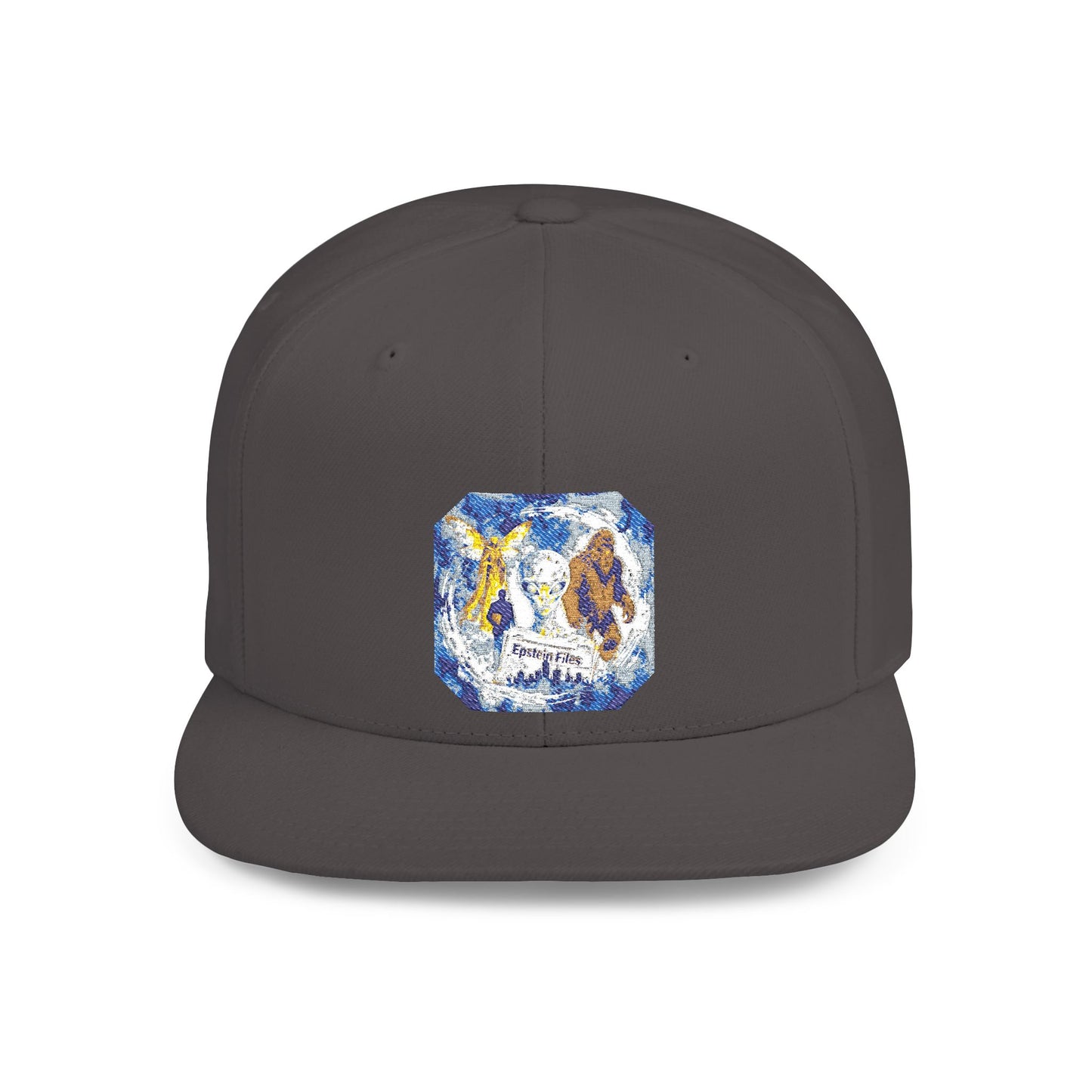 Snapback Hat — Believer Cryptid, Alien, Bigfoot, Epstein Cap