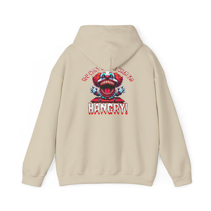 You Won't Like Me When I am Hangry Hoodie - Evil Clown Design