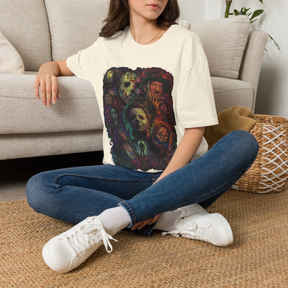 Horror Icons Collage T-Shirt —  Graphic Tee