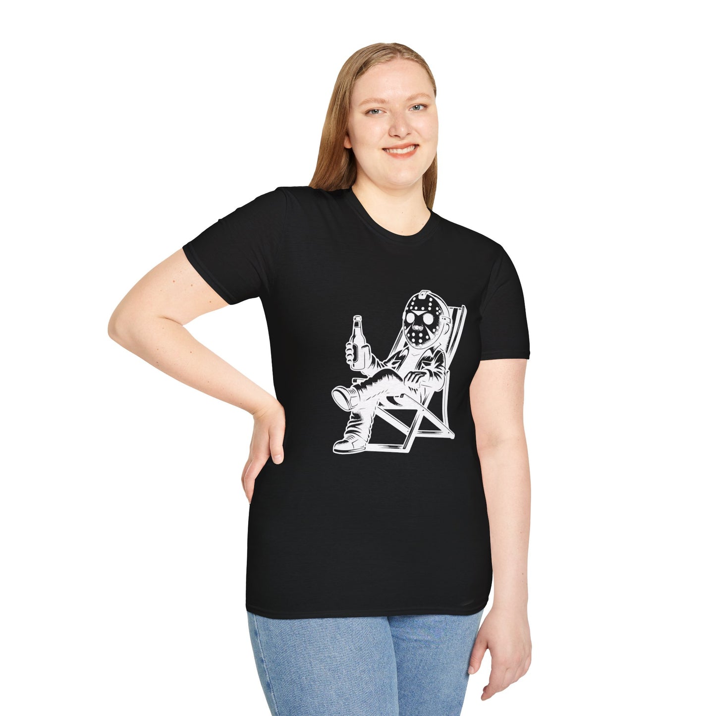 Jason Relaxing Graphic Tee — Funny Horror Movie T-Shirt