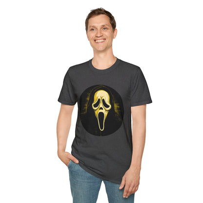 Scream Mask Graphic T-Shirt Ghostface Horror Tee