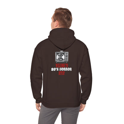 Welcome To 80's Horror B*tch! Cozy Unisex Hoodie