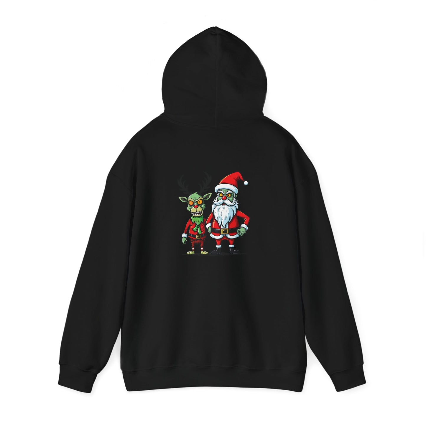 Christmas Zombie Santa & Reindeer Hoodie