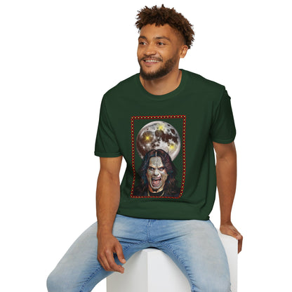Ozzy Bark At The Moon Unisex T-Shirt - Werewolf Design