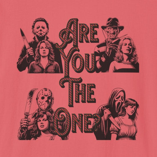 Are You The One Funny Horror Icon Shirt - Myers Jason Freddy Ghost - Unisex Softstyle T-Shirt