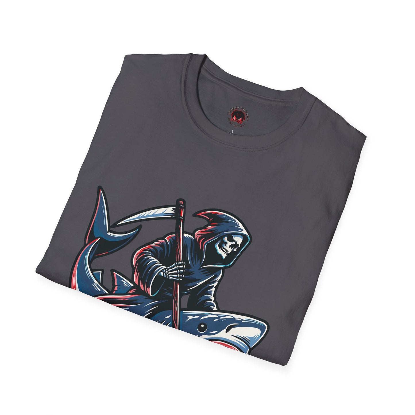 Funny Grim Reaper Shark T-Shirt