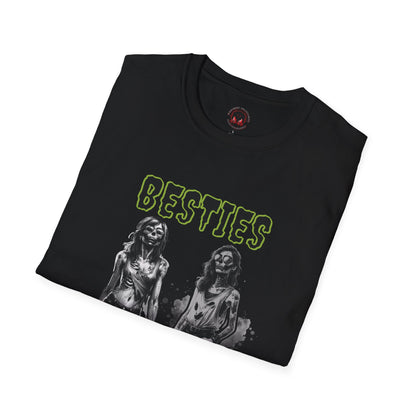 Zombie Ghouls Besties Forever Unisex Soft style T-Shirt