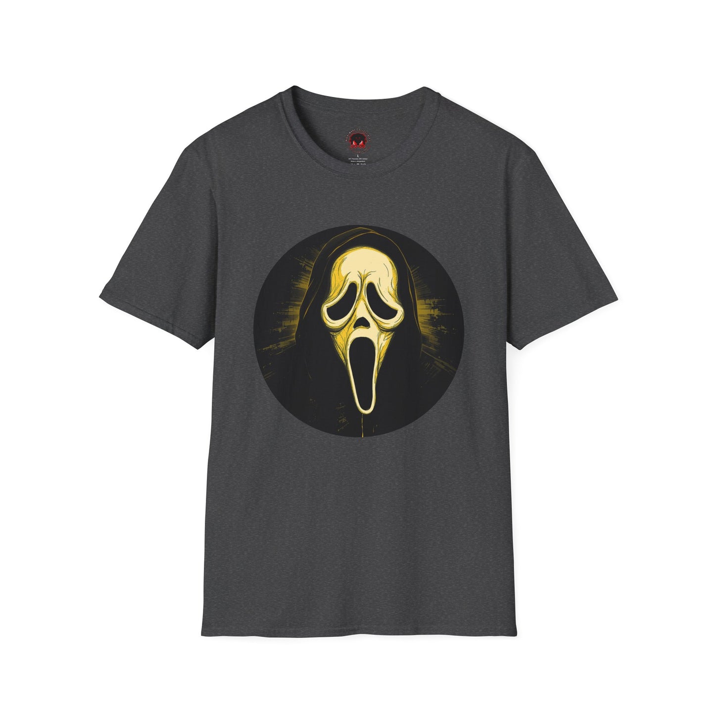 Scream Mask Graphic T-Shirt Ghostface Horror Tee